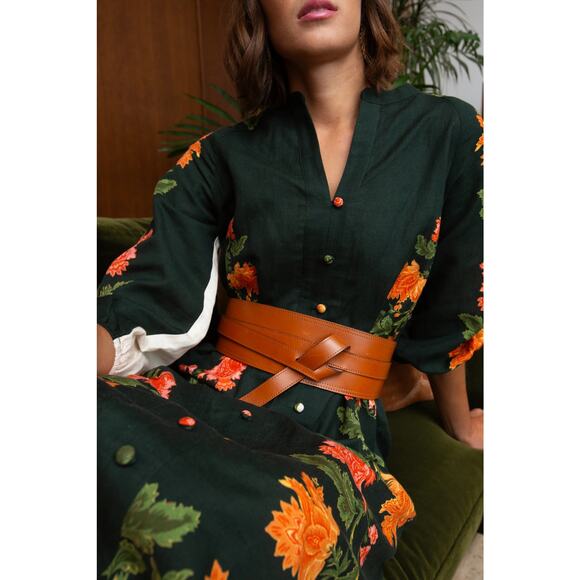 Anna Cate Iris Maxi Dress Hunter Bloom - Picture 3 of 10